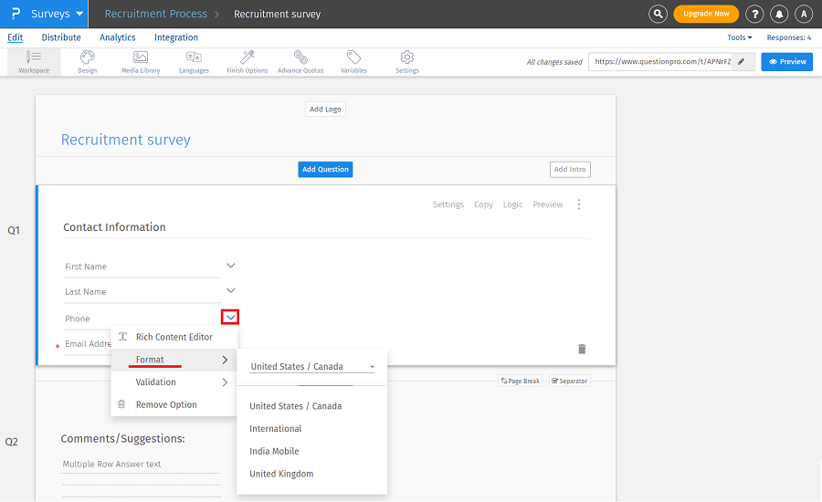 Survey Software Help Image